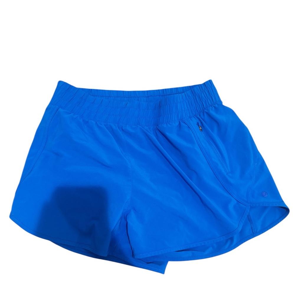 CRZ Yoga 3” Womens blue athletic Shorts - Picture 3 of 6